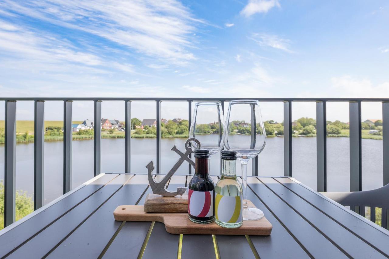 Apartment N14 Direkt Am Nordseedeich Mit Blick Auf Den See Đảo Đảo Nordstrand Ngoại thất bức ảnh