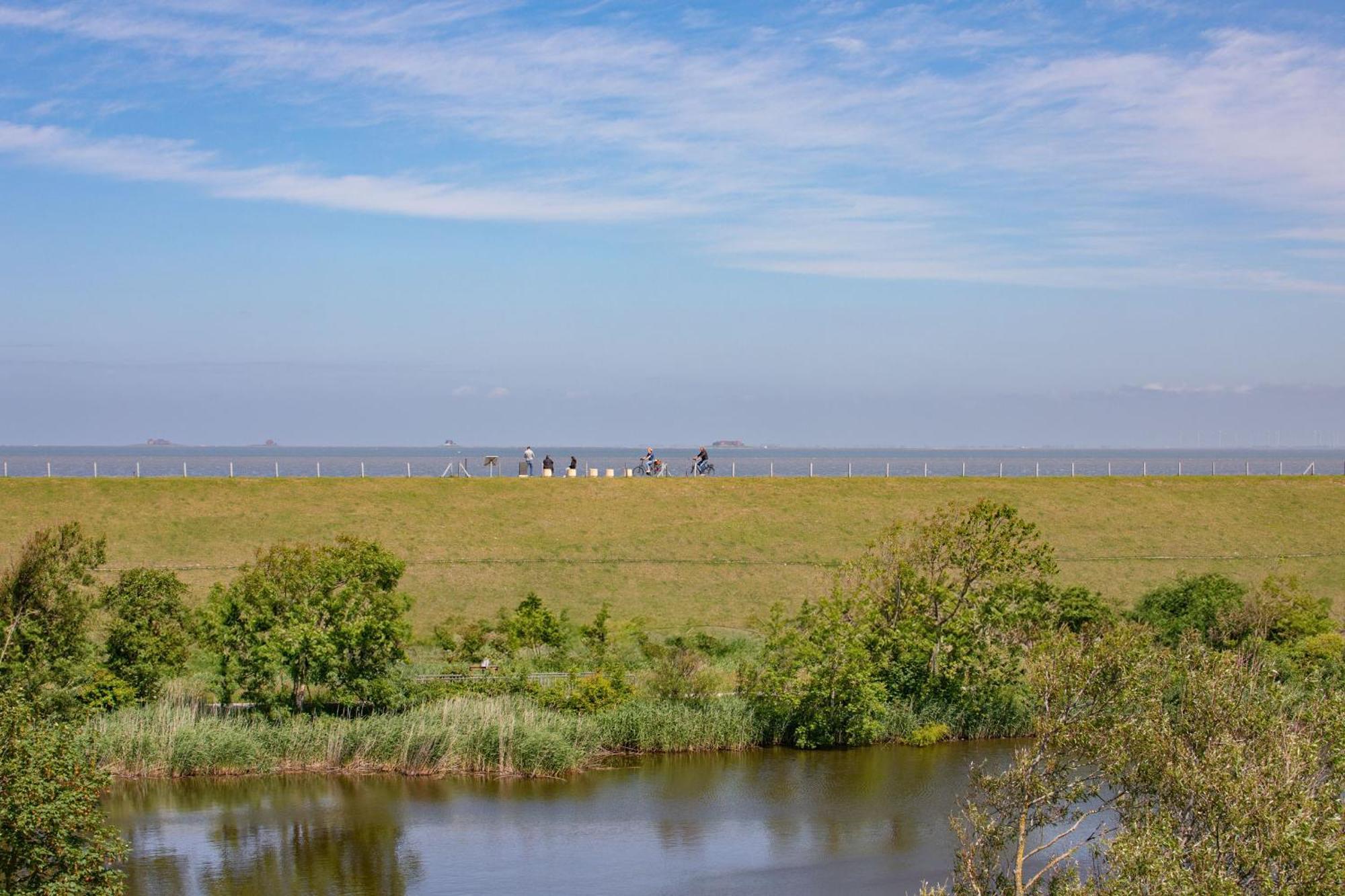 Apartment N14 Direkt Am Nordseedeich Mit Blick Auf Den See Đảo Đảo Nordstrand Ngoại thất bức ảnh